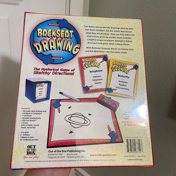 Backseat Drawing Game - NWT - Picture 2 of 6